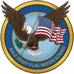 Half Staff Flag Notifications badge